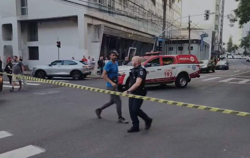  Homem é baleado no Centro de Curitiba após assalto