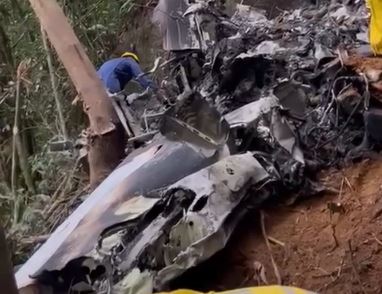 Identificadas vítimas de avião que caiu em Santa Catarina
