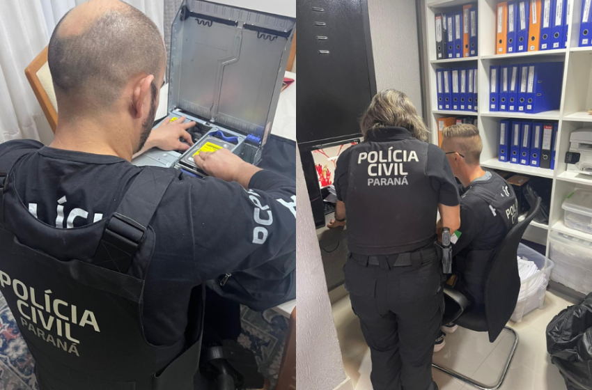  Documentos e computadores são apreendidos durante operação da Polícia Civil