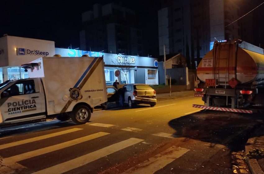  Homem morre após bater em caminhão com combustível em Curitiba