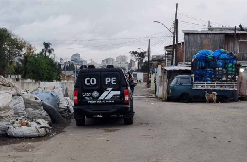  Operação mira armamentos pesados usados por quadrilhas em Curitiba