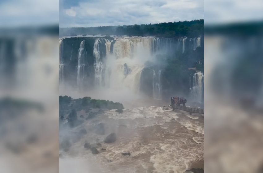  Cataratas do Iguaçu registra vazão três vezes acima da média