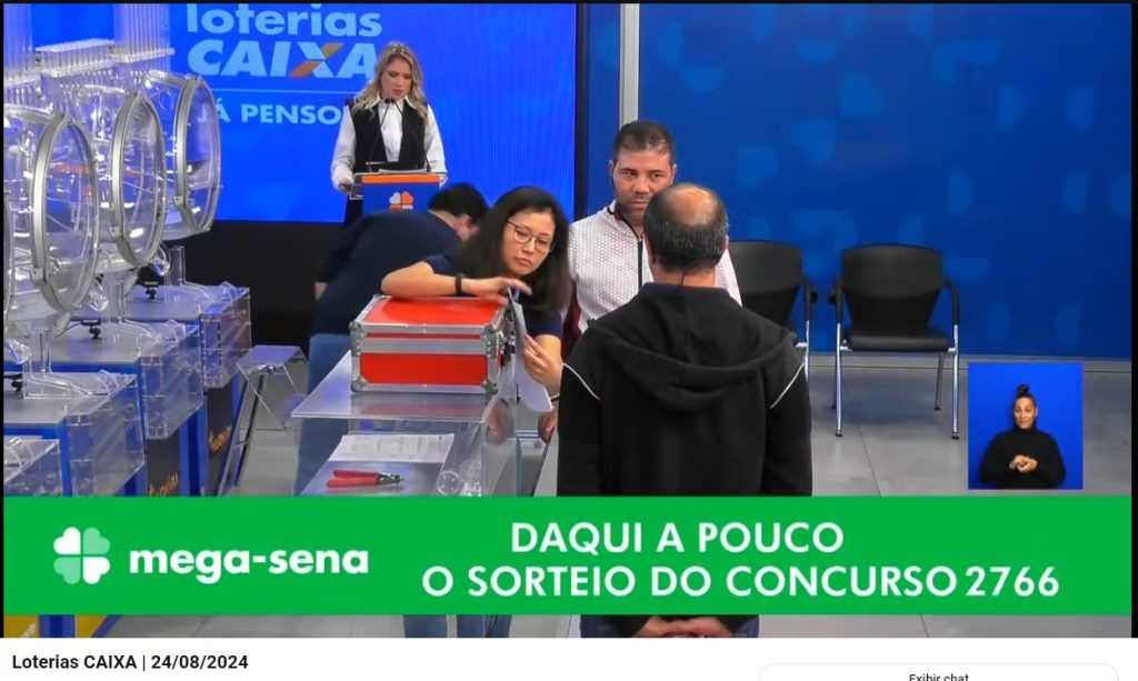 Assista o sorteio do Concurso 2766 da Mega-Sena. VÍDEO