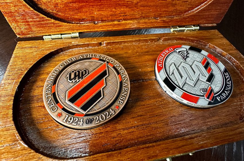  Casa da Moeda lança medalha em homenagem ao centenário athleticano