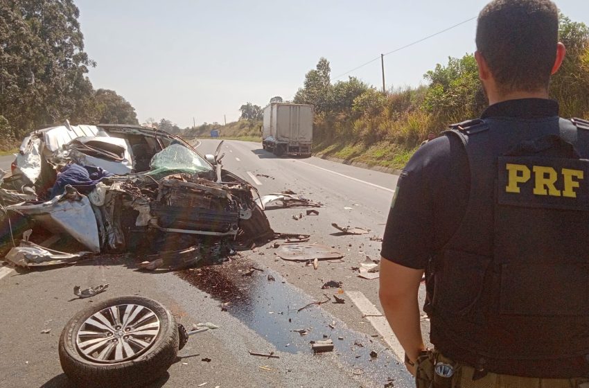  Uma pessoa morre em grave acidente na BR-376, em Tibagi