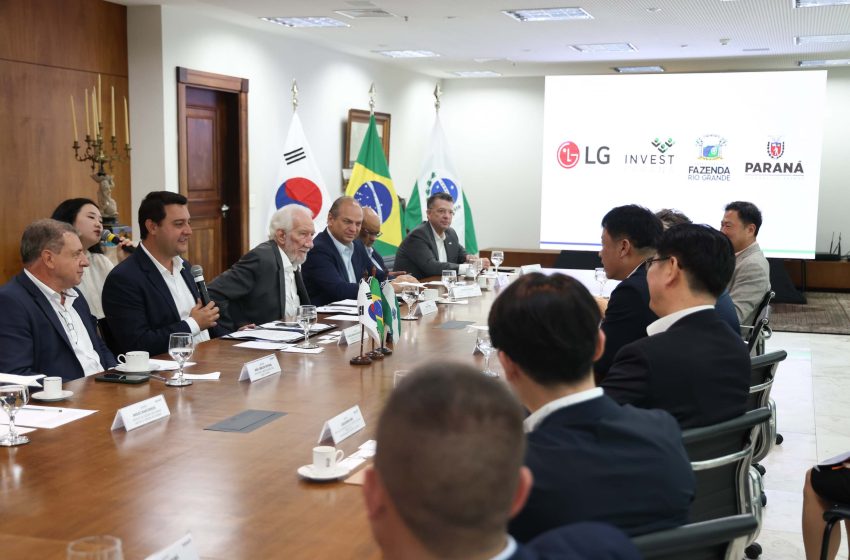  LG começa obras da nova fábrica em Fazenda Rio Grande