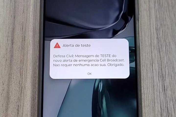  Novo alerta da Defesa Civil será testado no sábado