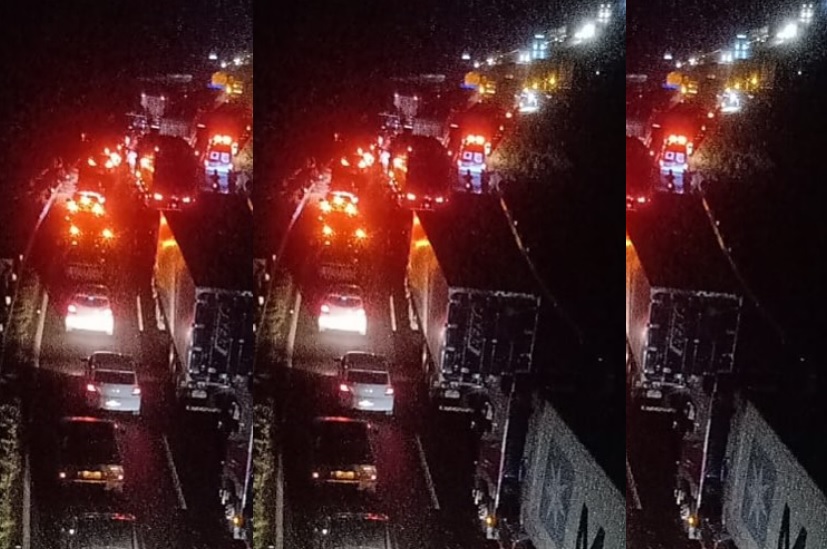 BR-277 é interditada após tombamento, em Campo Largo