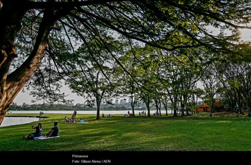 Na 1ª semana da primavera, temperatura passa dos 40°C