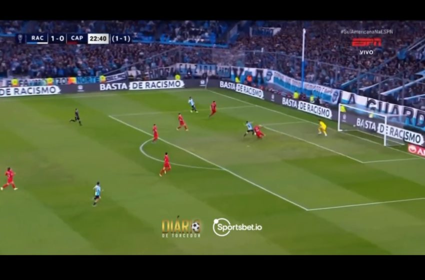 Racing amplia contra o Athletico na Sul-Americana. ACOMPANHE