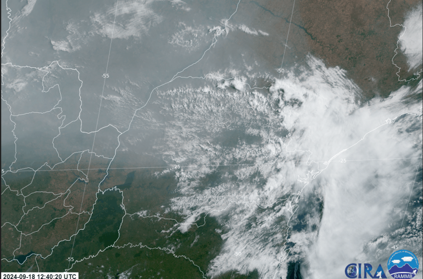  Fumaça de queimadas volta ao Paraná