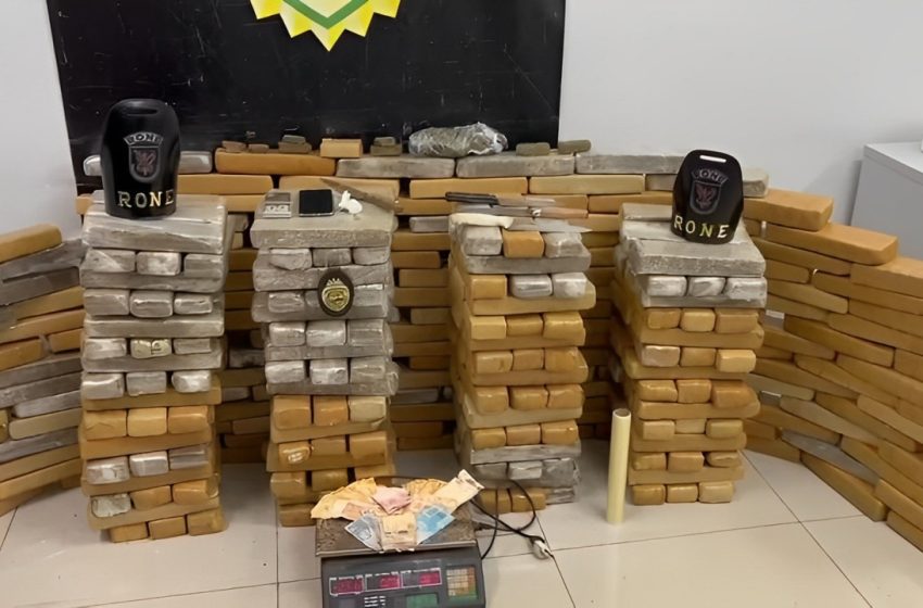  Mais de 200 kg de maconha são apreendidos no Mercês