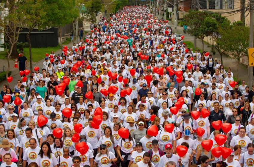 Caminhada do Coração é gratuita e será neste domingo (22)