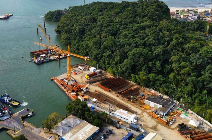  Obras na Ponte de Guaratuba são monitoradas por câmeras