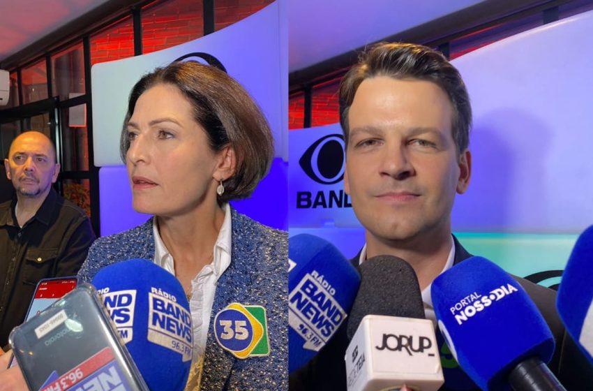 Candidatos chegam à TV Band para debate do 2º turno