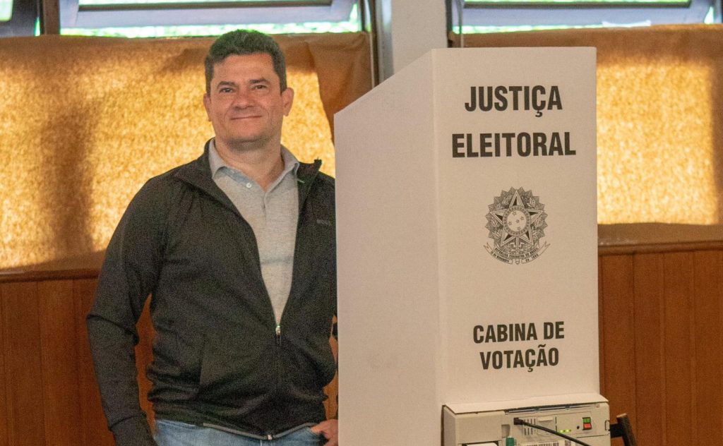 Sergio Moro votou no Clube Duque de Caxias