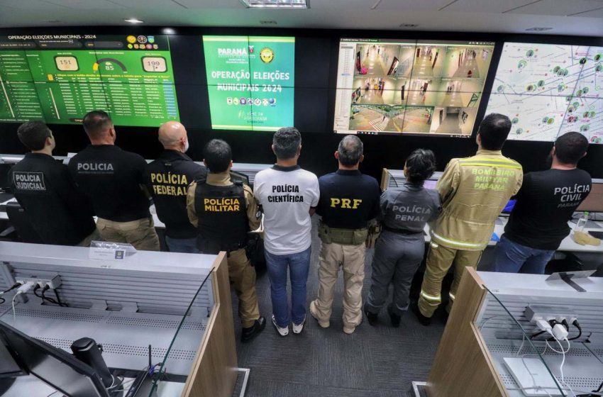  Eleições 2024: cai número de ocorrências policiais no Paraná