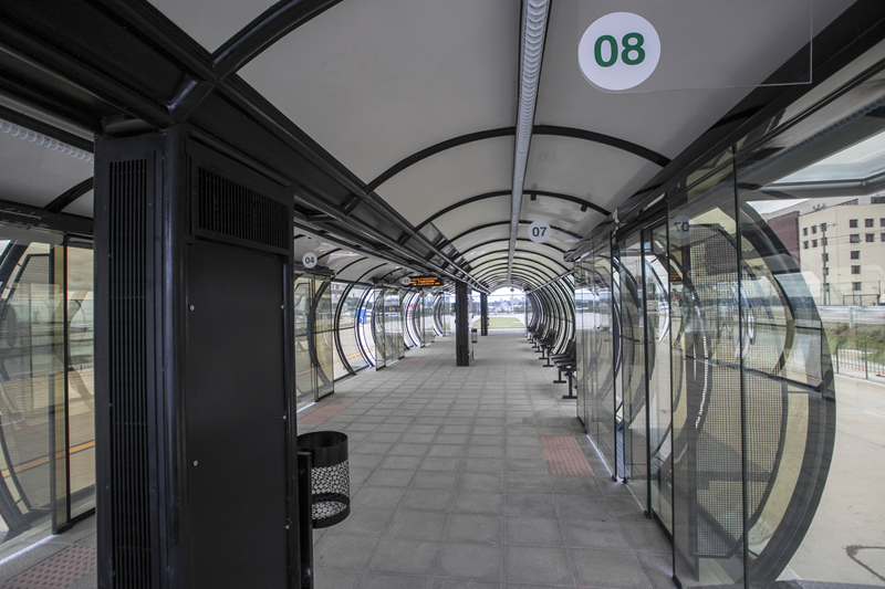 Estações-tubo na Linha Verde são entregues nesta quarta-feira