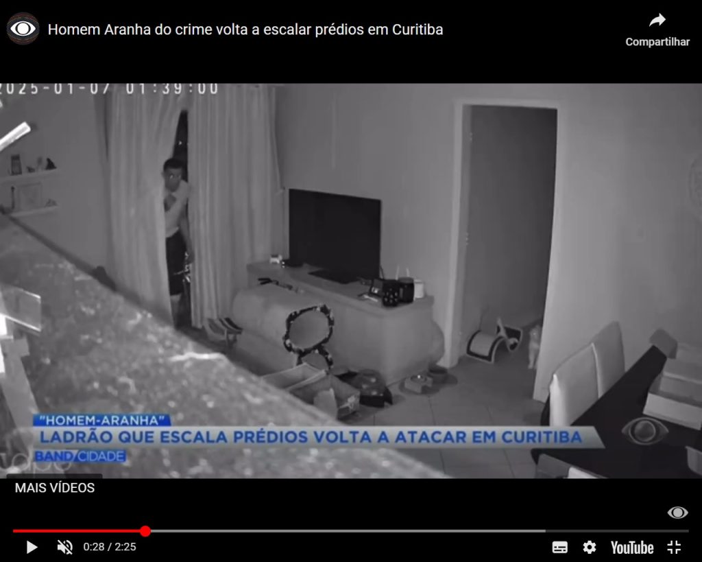 Preso mais de 80 vezes, criminoso continua invadindo apartamentos