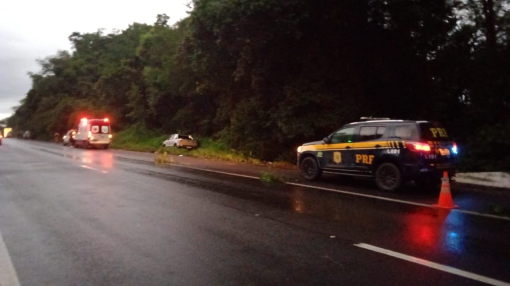 Homem morre após bater caminhonete e ser atropelado na BR-376