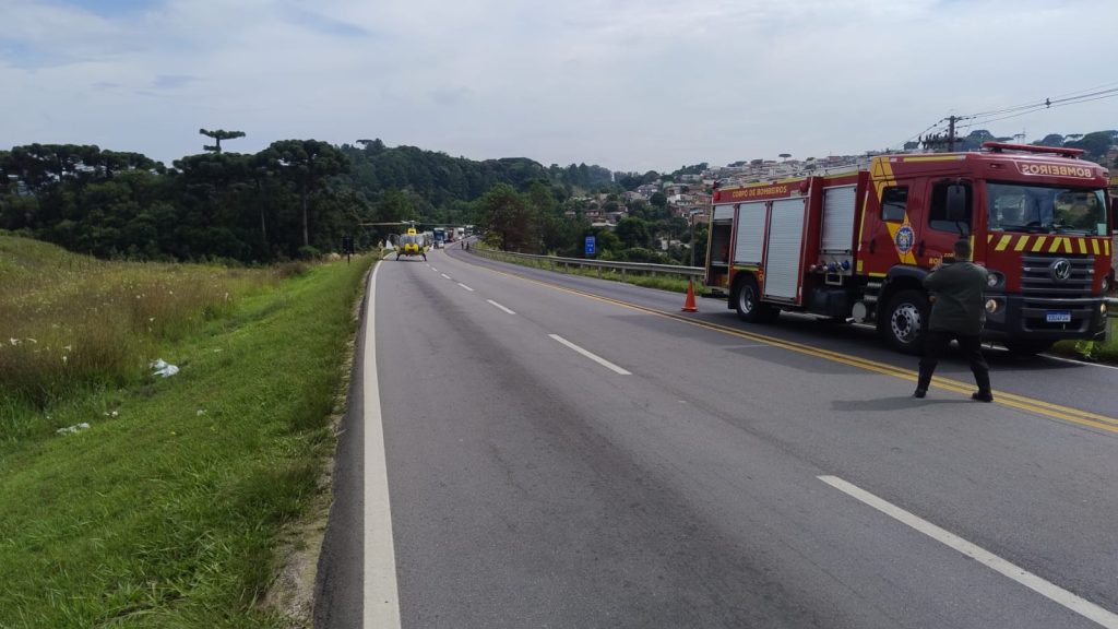 Homem é atropelado por caminhão em Orleans