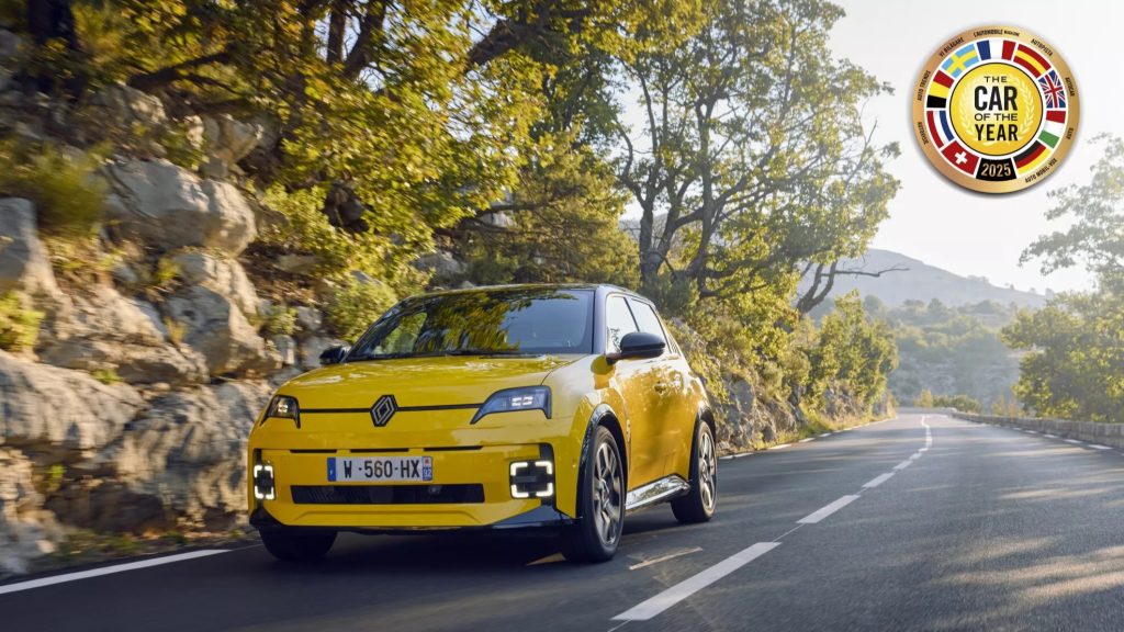 Renault 5 E-Tech electric e Alpine A290 é eleito o “Carro do Ano 2025”