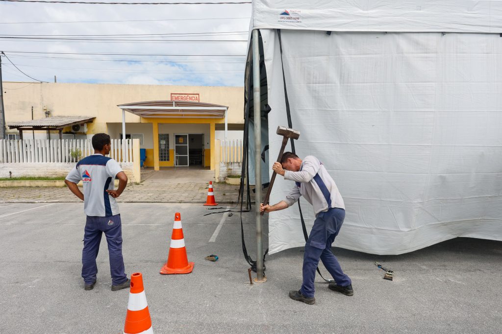 Litoral: tendas para atendimentos de casos de virose funcionam 24h