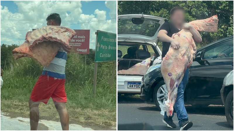 Cinco saqueadores de carnes são identificados no Paraná