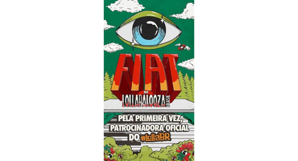 Fiat é a patrocinadora oficial do Lollapalooza 2025