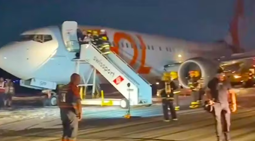 Avião colide com carro em pista do Aeroporto do Galeão