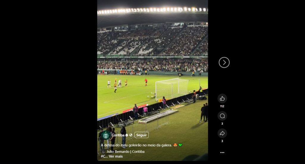 Pedro Rangel defende pênalti cobrado por Robson. ACOMPANHE