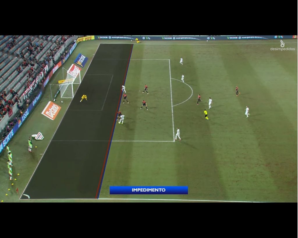 VAR anula gol contra o Athletico na Arena. SIGA