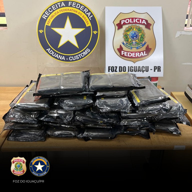 31kg de haxixe são apreendidos pela Polícia Federal