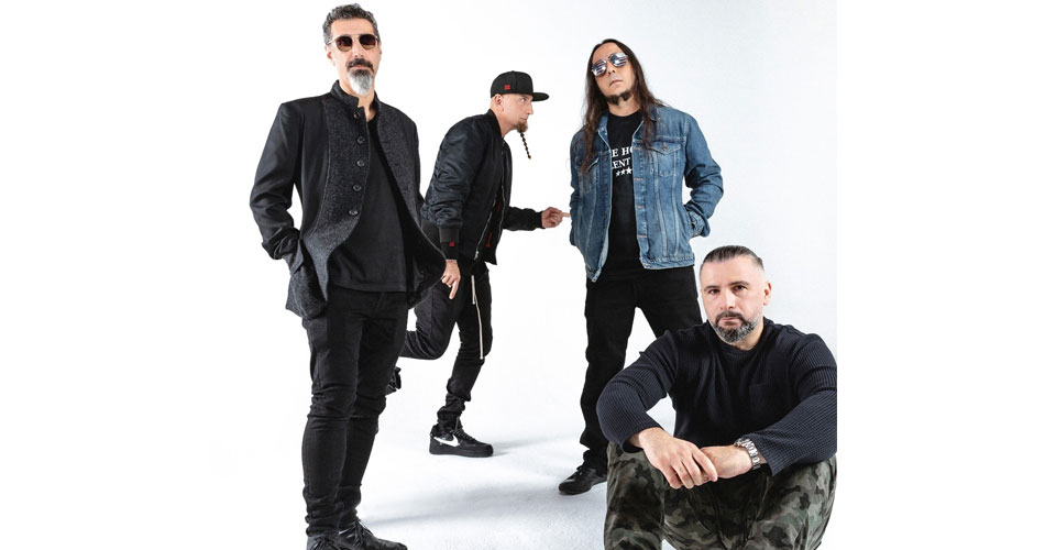 Banda System Of A Down se apresenta hoje, em Curitiba