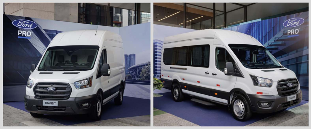 Novas versões para a van Ford Transit