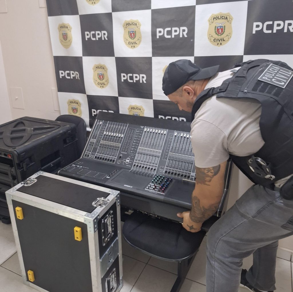 Equipamentos de som avaliados em R$ 375 mil são recuperados