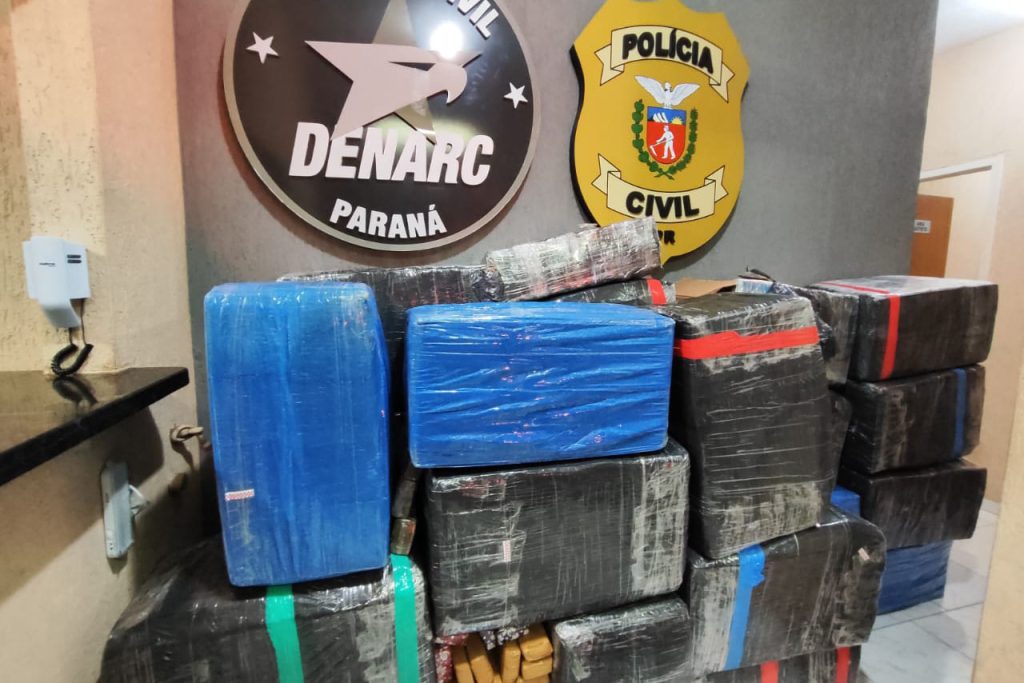 3,5 toneladas de drogas são apreendidas em três dias