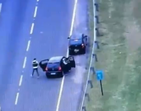 Suspeitos de roubo são presos após perseguição na BR-277