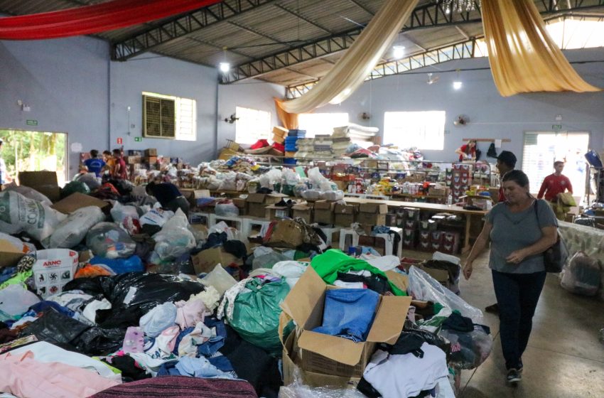 Paraná arrecada mais de 248 toneladas de doações após tornado