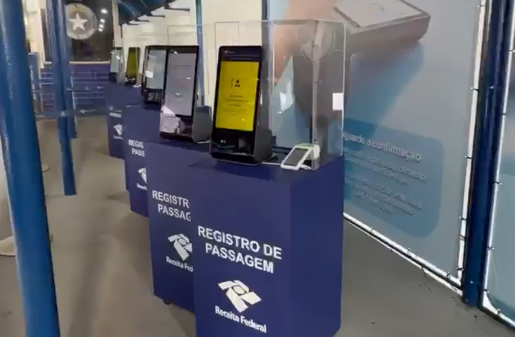 Biometria começa a ser testada na Ponte da Amizade